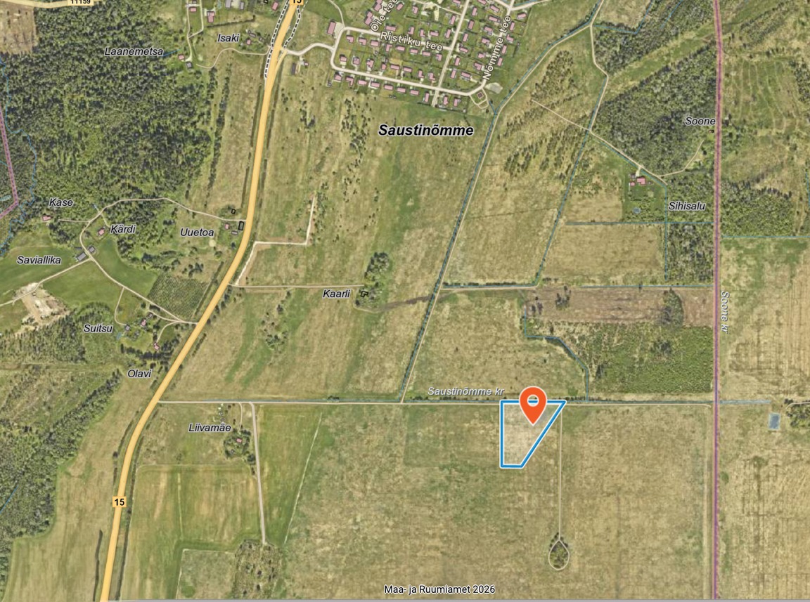 Müüa maatükk, maatulundusmaa - Saustinõmme, Saku vald, Harjumaa